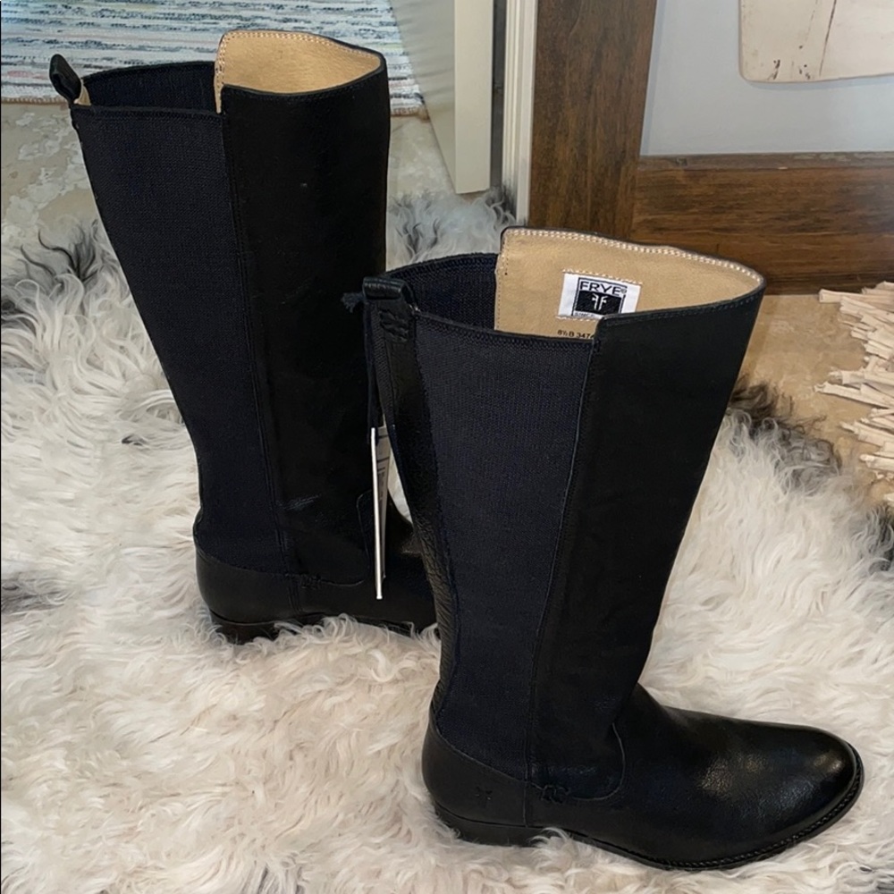 New Black Frye Boots